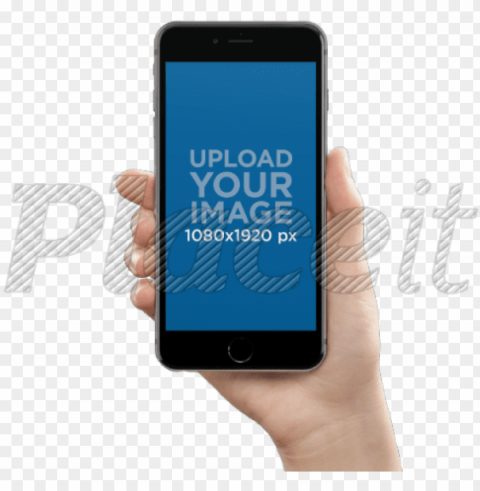 iphone 7 clipart royalty free - hand holding iphone 6 Transparent Background Isolation in PNG Image