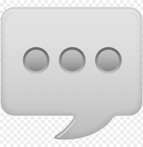 iphone chat bubble High Resolution PNG Isolated Illustration