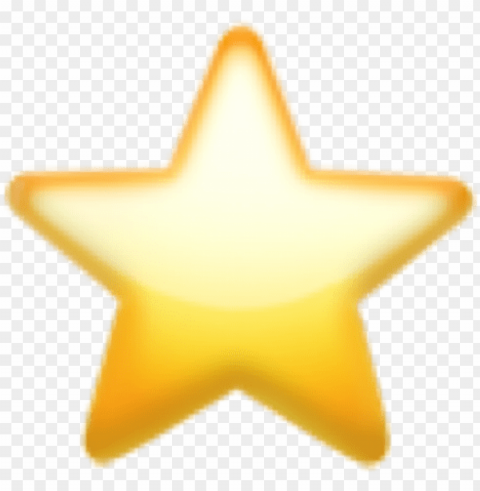 iphone emojis iphoneemoji emojisticker - ios star emoji Clean Background Isolated PNG Object