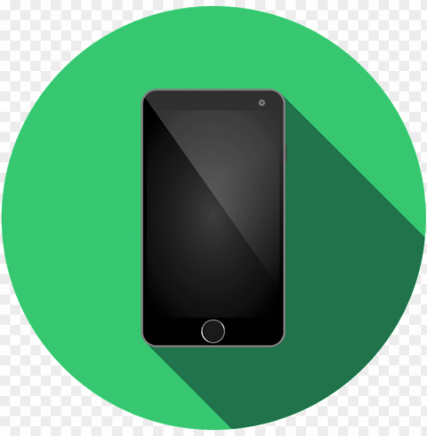 Iphone Icon Flat Design Vector - Flat Design Phone Icon PNG Download Free