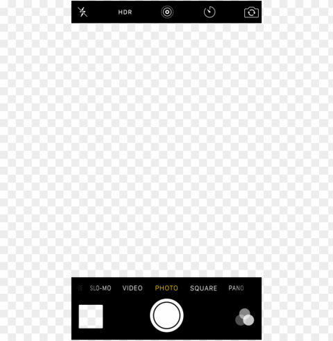 iphone - iphone camera screen template Isolated Icon in HighQuality Transparent PNG PNG transparent with Clear Background ID b057e74a