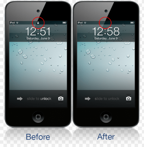 iphone lock status bar icons - lock icon on iphone Transparent PNG Isolated Subject Matter