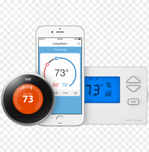 iphone thermostat control PNG photo with transparency