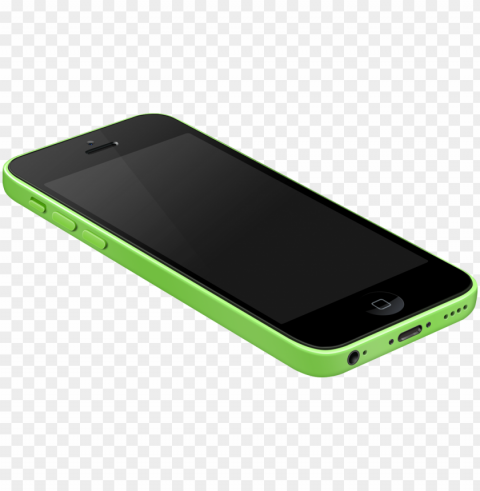 Iphone5c Green Tilt - Wealthblockai Llc Isolated Object On Clear Background PNG