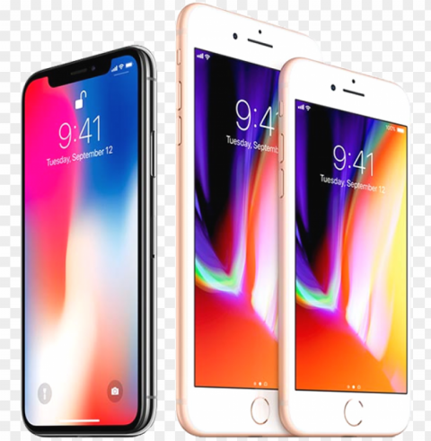 iphone8 iphone8plus iphonex - iphone x vs iphone 8 Isolated Graphic on HighResolution Transparent PNG