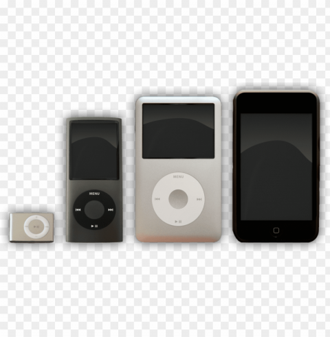 ipod PNG Isolated Design Element with Clarity
