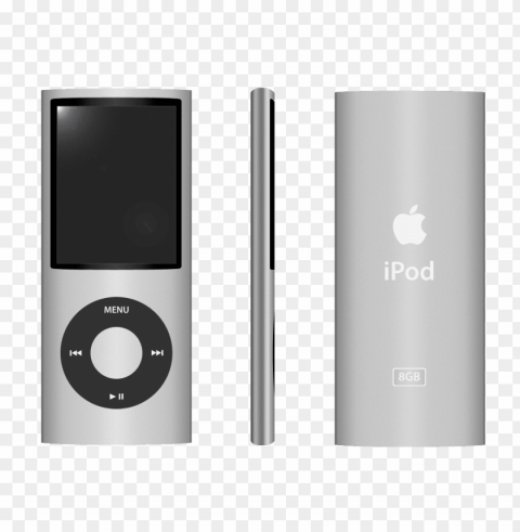 ipod PNG Isolated Object on Clear Background