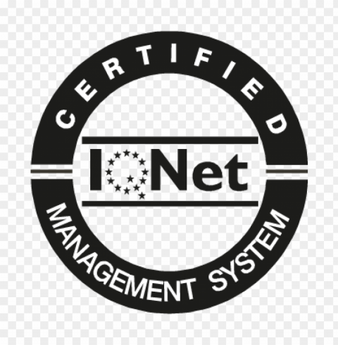 iqnet management system vector logo Clean Background Isolated PNG Design