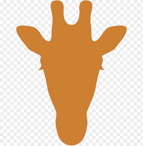 iraffe by @arielco silhouette of a giraffe's head - giraffe head silhouette Isolated Subject in HighResolution PNG