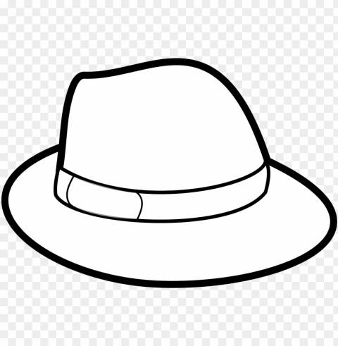 irate hat clipart free - hat black and white HighResolution PNG Isolated on Transparent Background