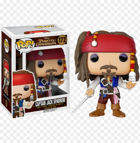 irates of the caribbean - jack sparrow pop figure Transparent PNG images for graphic design