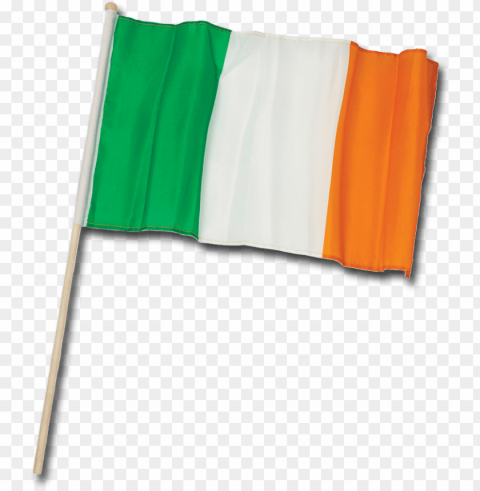 irish flag on pole PNG images with transparent elements pack PNG transparent with Clear Background ID d7e0e491