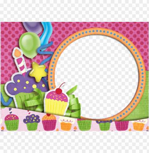 irl birthday frame - birthday photo frame Isolated Subject on HighResolution Transparent PNG