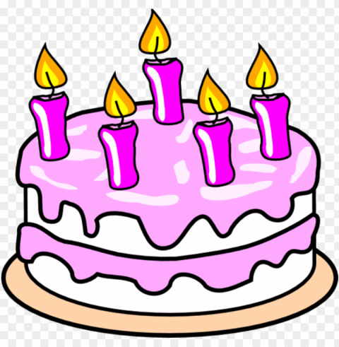 irl s birthday cake clipart for web PNG for overlays