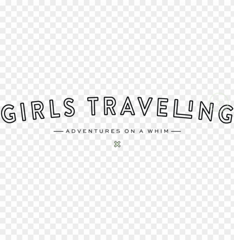 irls traveling - calligraphy PNG icons with transparency