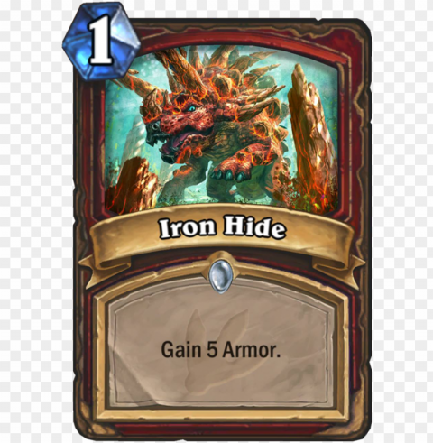 iron hide card - ironhide hearthstone ClearCut Background PNG Isolated Item