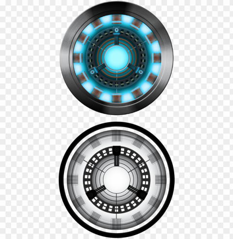 iron man arc reactor image-01 - stark industries logo Isolated PNG on Transparent Background