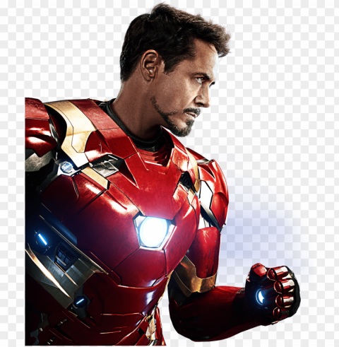 iron man infinity war Isolated Artwork in Transparent PNG