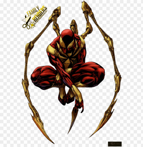 iron spider suit comics PNG graphics with clear alpha channel selection