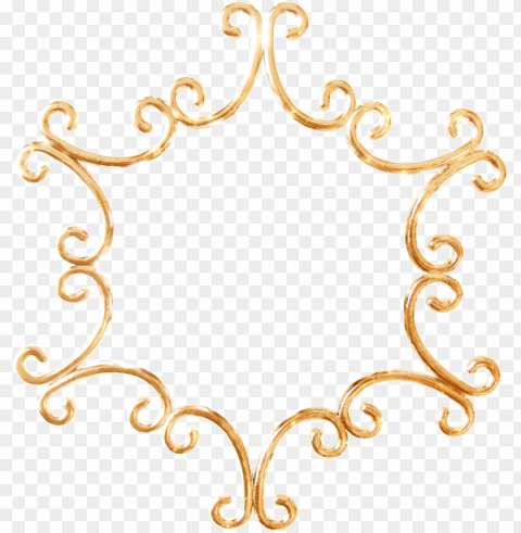 is golden border about frame - borda dourada ClearCut Background Isolated PNG Graphic Element