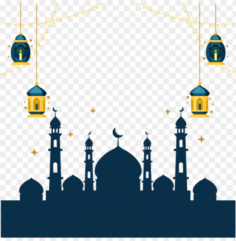 islamic mosque vector ramadan lanterns Transparent background PNG gallery
