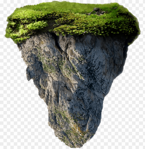island - floating island Transparent PNG photos for projects