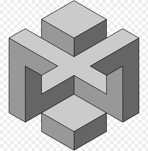 isometric cube drawing PNG transparent stock images