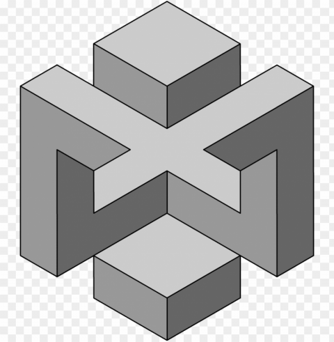 Isometric Cube Drawing PNG Transparent Stock Images