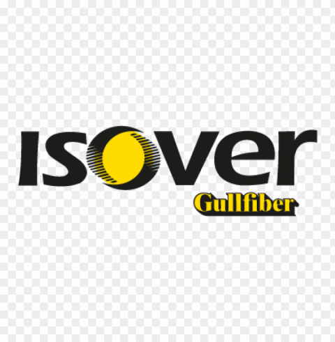 isover gullfiber vector logo free Transparent background PNG artworks