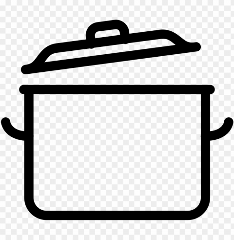 It Is A Kitchen Pot And Lid - White Kitchen Icon Transparent PNG Images Bulk Package