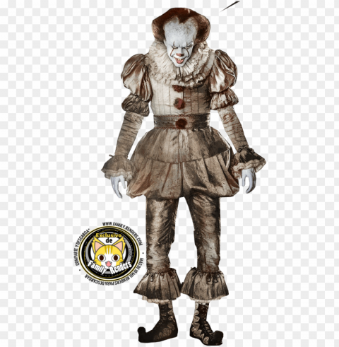 it pennywise - 2017 movie it pennywise the clown outfit cosplay costume Transparent graphics PNG