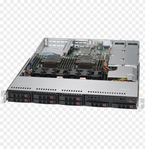it server - supermicro sys 1029p wtr Isolated Object on Clear Background PNG