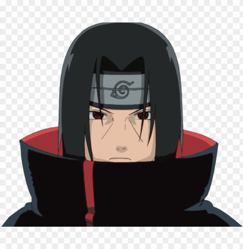 Itachi Is Back - Itachi Uchiha Face Transparent PNG Isolated Graphic With Clarity