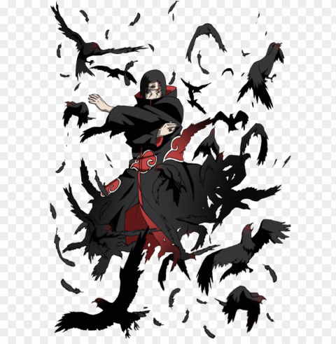 itachi shippuden Transparent Background Isolated PNG Design Element