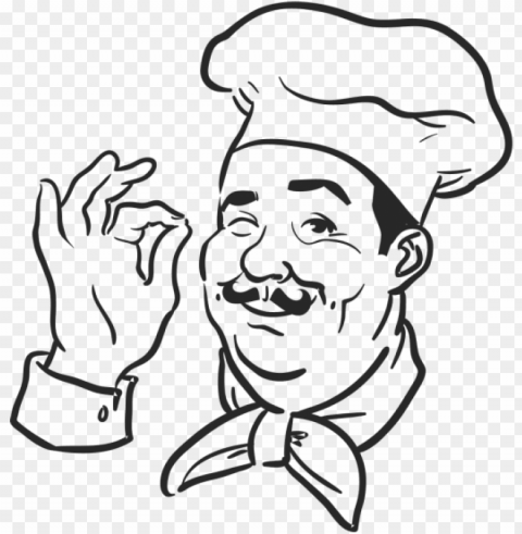 italian clipart bistro - chef cartoon no background PNG art