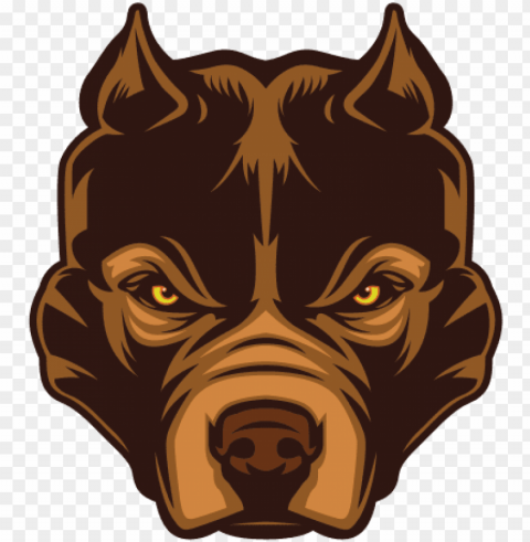 itbull dog head clip library download - angry pitbull PNG Graphic with Transparent Isolation