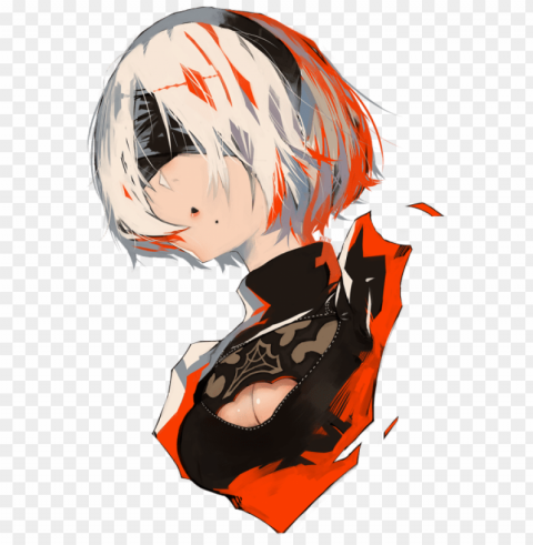 it's 2b from nier - nier automata 2b icons PNG transparent backgrounds PNG transparent with Clear Background ID 1c975afd