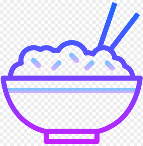 it's a logo of rice bowl reduced to an image of a - rice bowl drawi Isolated Illustration in HighQuality Transparent PNG