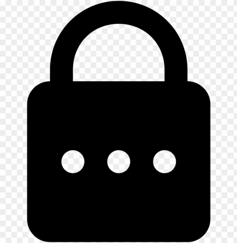 it's a padlock - forgot password vector icon Isolated Character on Transparent PNG