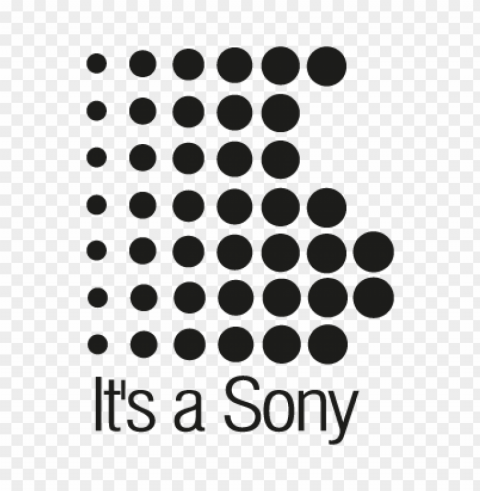 its a sony vector logo free Transparent background PNG stock