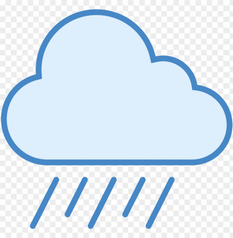 its an icon for a raincloud - icon Transparent PNG Isolated Artwork