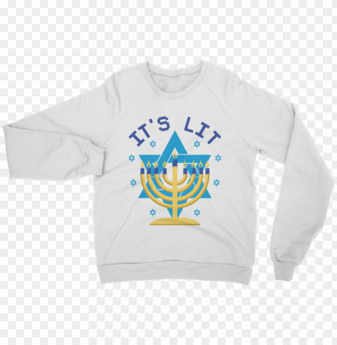 Its Lit Classic Adult Unisex Sweatshirt PNG Transparent Vectors