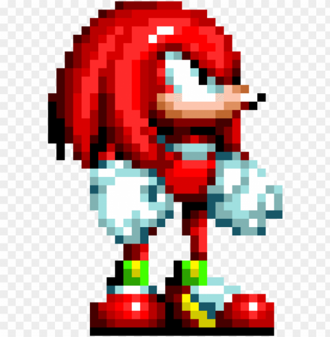 it's mania knuckles - knuckles sprite sonic mania PNG graphics with clear alpha channel broad selection