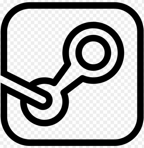 it's the outline of the steam logo drawn inside a - icon Transparent PNG images bundle