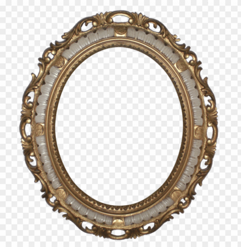 ivory and gold frame Transparent PNG images for printing