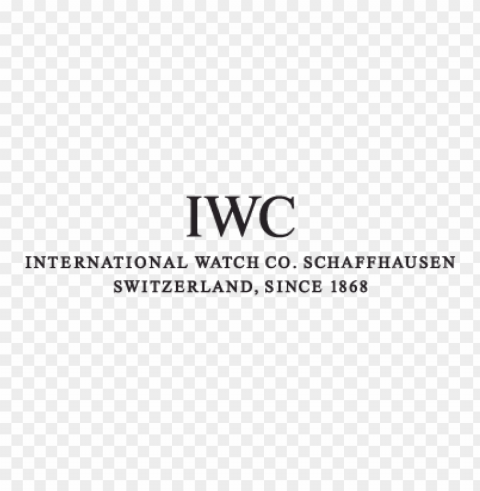 iwc vector logo free download Transparent Background Isolated PNG Design Element
