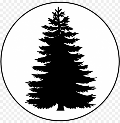 ix for evergreen tree outline - pine tree silhouette free Isolated Character with Transparent Background PNG