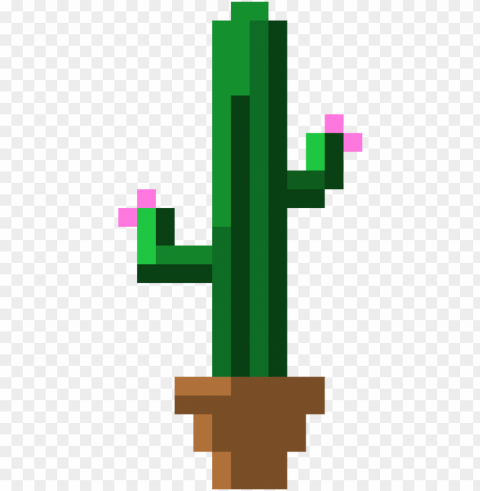ixel cactus clipart stock - cactus pixel art PNG images with no background needed