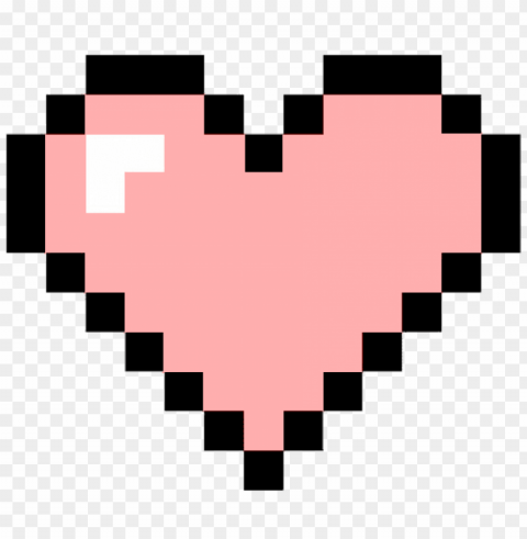 Ixel Heart - 8 Bit Heart Pink High-quality Transparent PNG Images Comprehensive Set