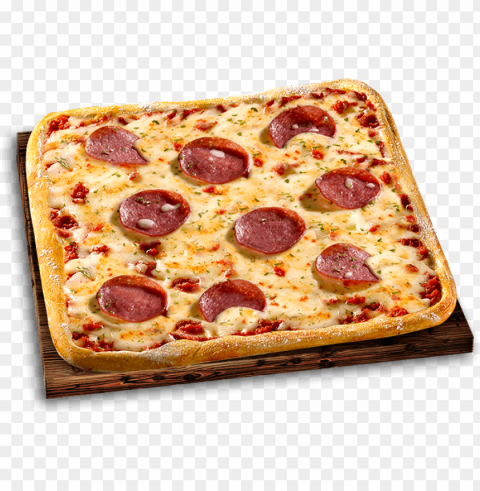 izza mittagsschmaus salami - tele pizza party pizza PNG Image with Isolated Graphic Element